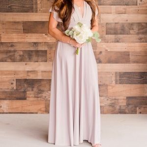 Lulu’s Always Stunning Lavender Purple Bridesmaids Convertible Dress Size Small